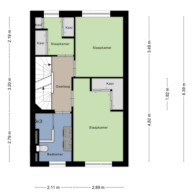 Plattegrond 3 van Spoorstraat 153