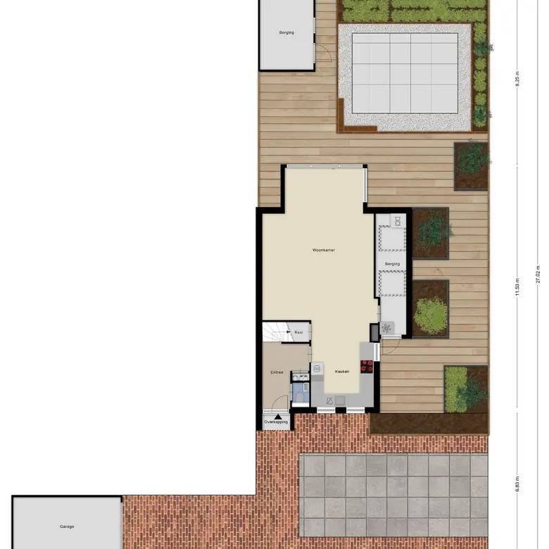 Plattegrond 1 van Jantina Cristina Langerhorsttuin 19