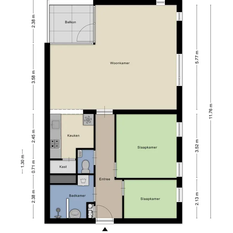 Plattegrond 2 van Schaapskuilmeer 99