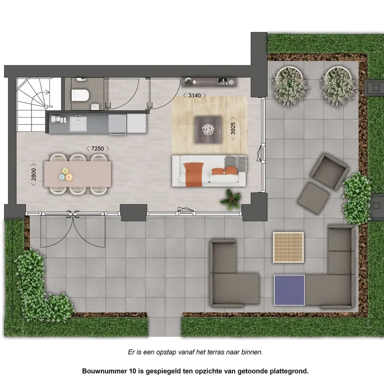 Plattegrond 1 van Baccarastraat 1 103