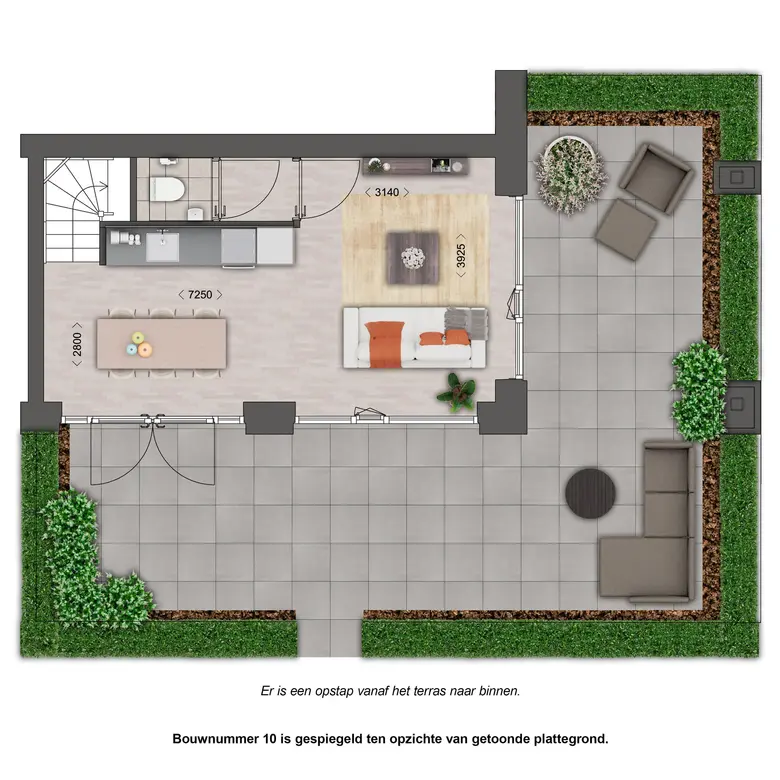 Plattegrond 1 van Baccarastraat 1 103