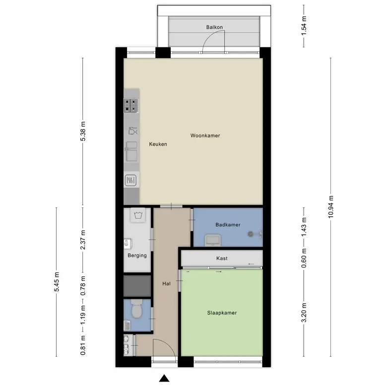 Plattegrond 1 van Westerstraat 16