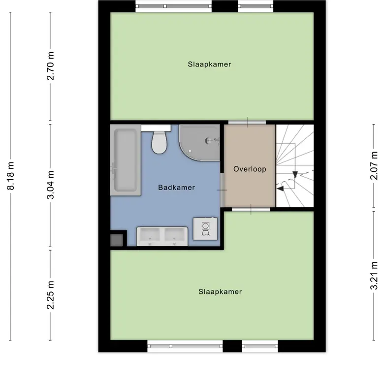 Plattegrond 4 van Korteweide 61