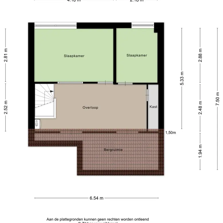 Plattegrond 3 van Middenweg 316
