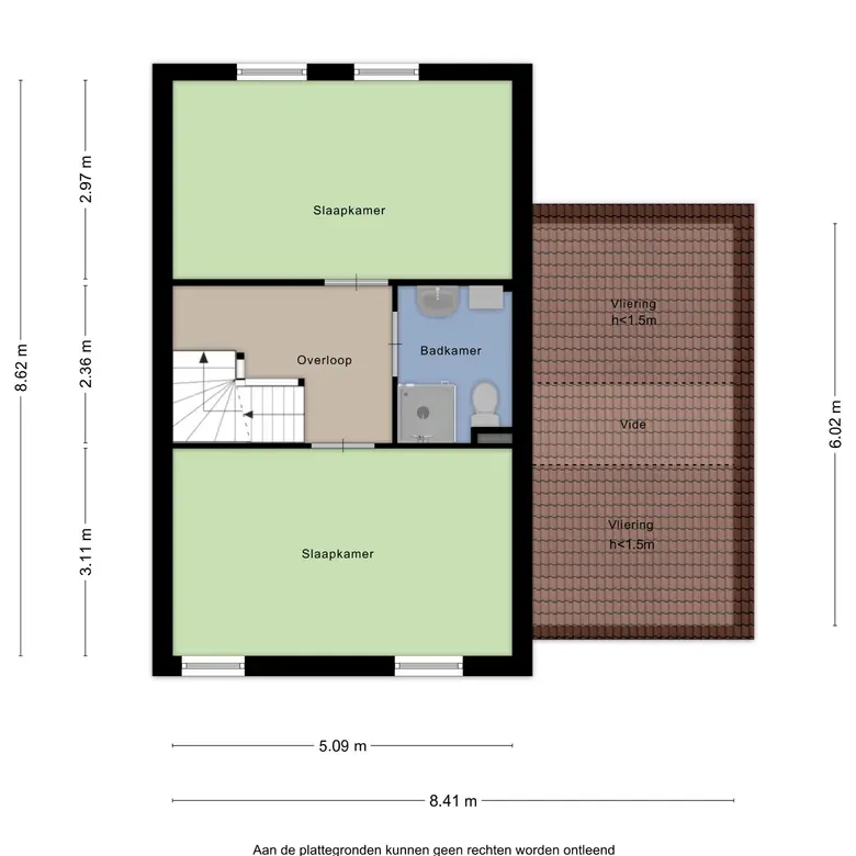 Plattegrond 3 van Klaversloot 54
