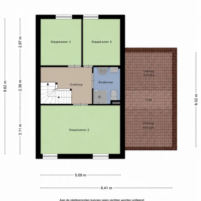 Plattegrond 4 van Klaversloot 54