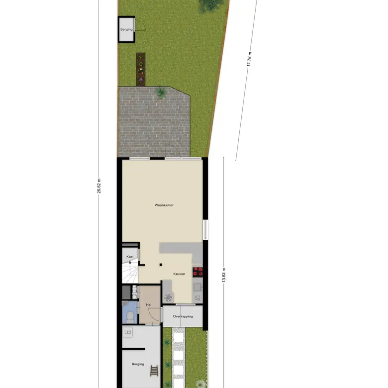 Plattegrond 1 van Rietvoorn 14