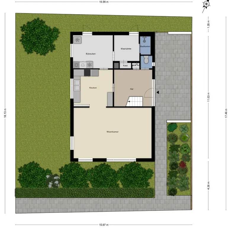 Plattegrond 3 van Klieftstraat 20