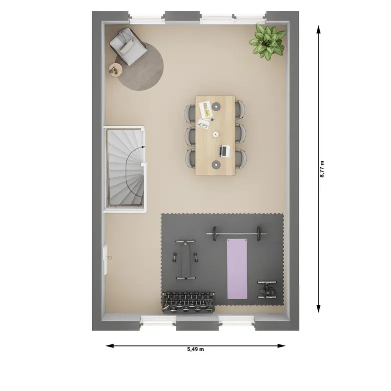 Plattegrond 3 van De Klamp 194