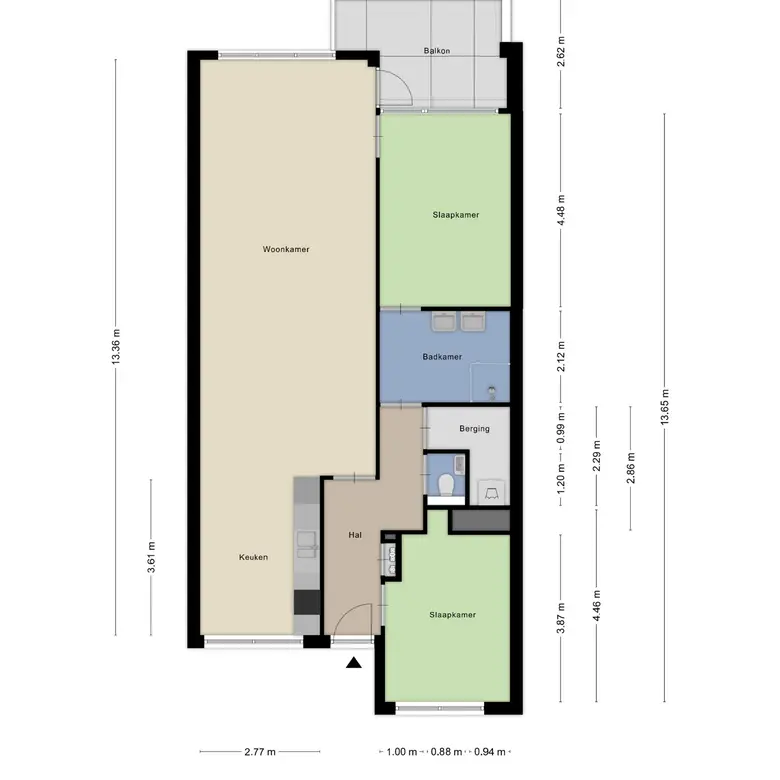 Plattegrond 1 van Brandpunt 69