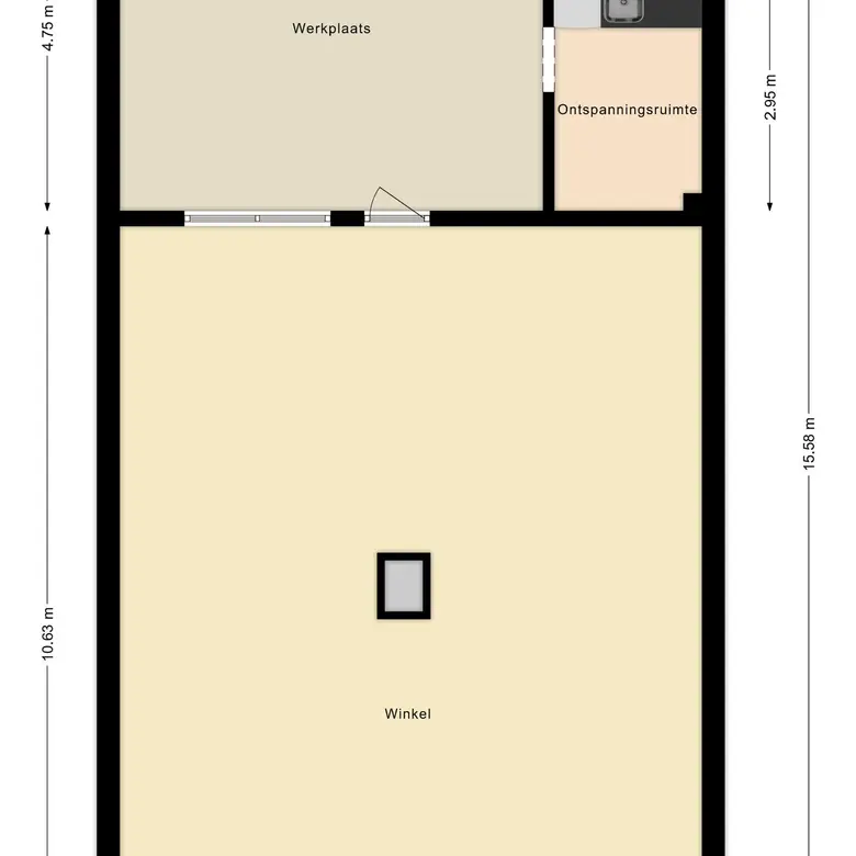 Plattegrond 1 van Plantage 136
