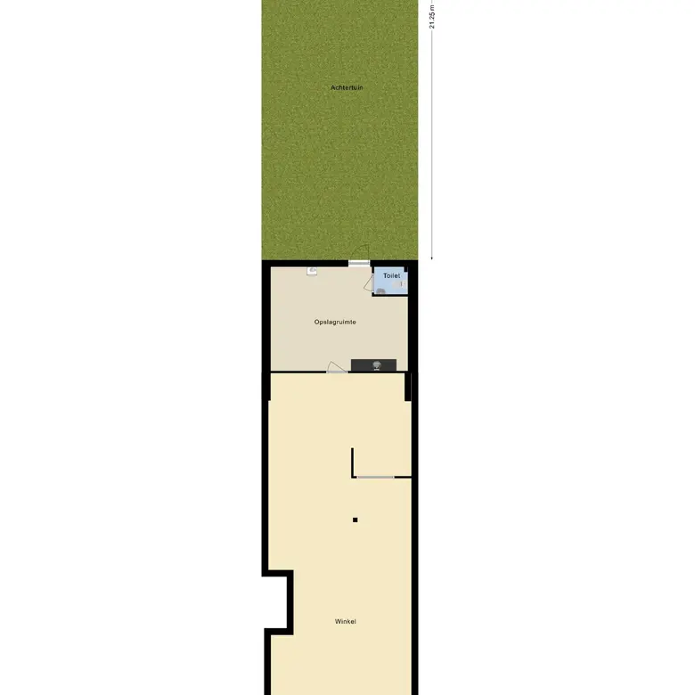 Plattegrond 1 van Breestraat 87
