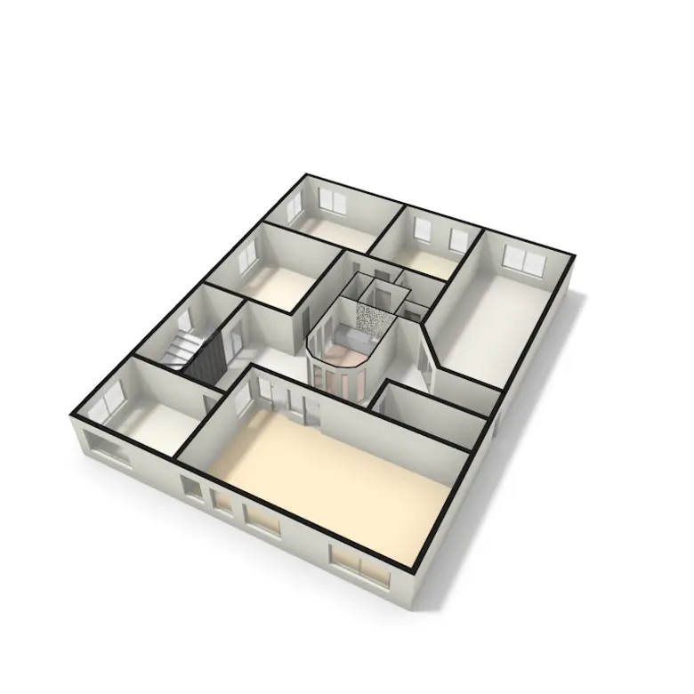 Plattegrond 2 van Geesterweg 4a