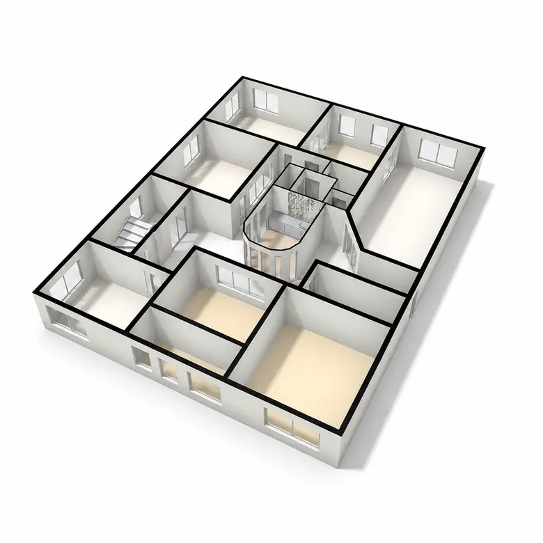 Plattegrond 2 van Geesterweg 4a