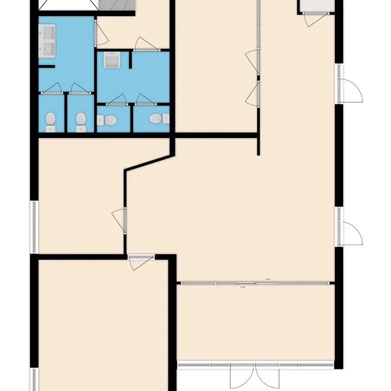 Plattegrond 1 van Burgemeester Nielenplein 6