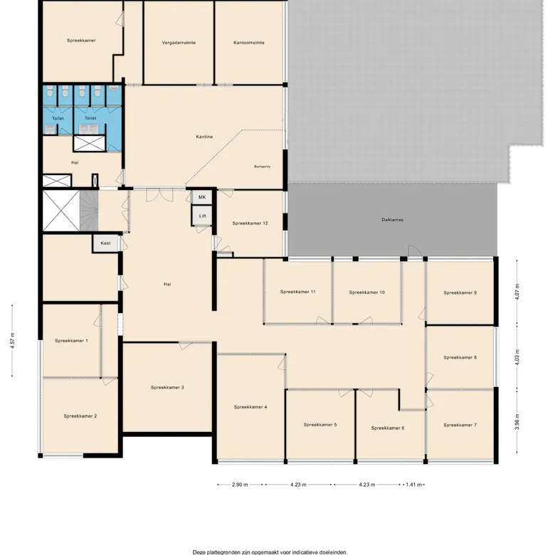 Plattegrond 2 van Burgemeester Nielenplein 6