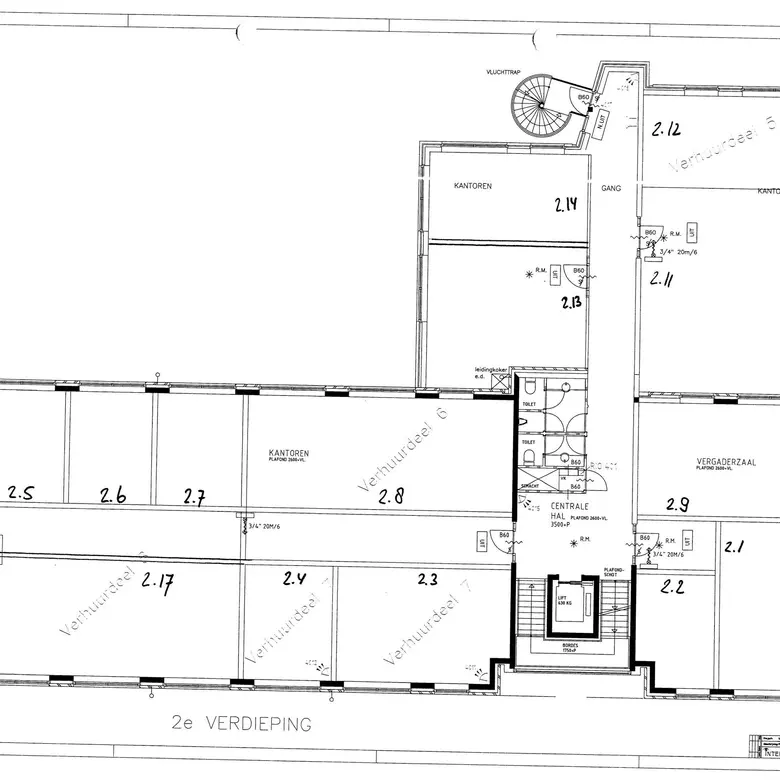 Plattegrond 1 van Anna van Renesseplein 8