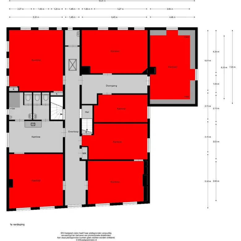 Plattegrond 2 van Breestraat 101