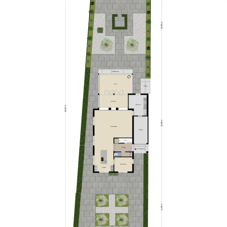Plattegrond 1 van Wieringen 4