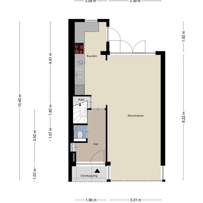 Plattegrond 3 van Jan Ligthartstraat 150