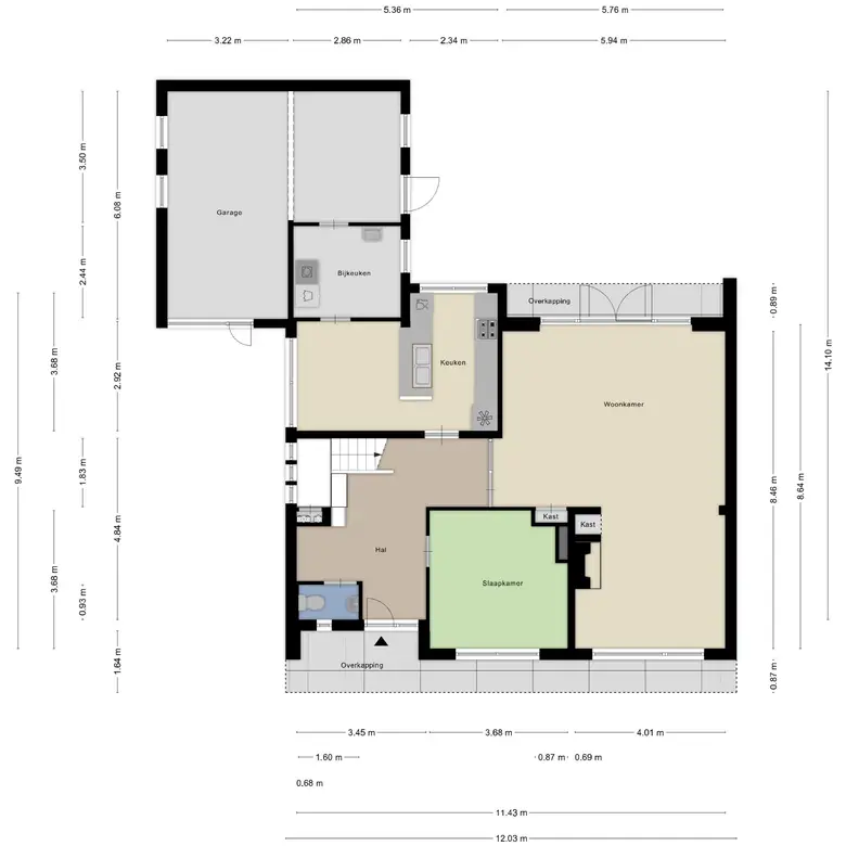 Plattegrond 2 van Dukasstraat 4