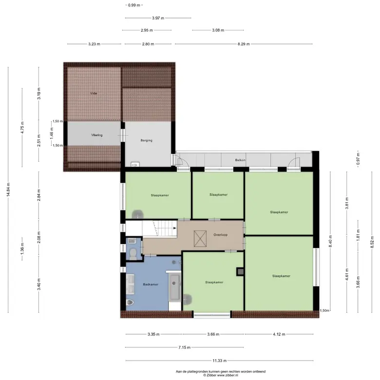 Plattegrond 3 van Dukasstraat 4