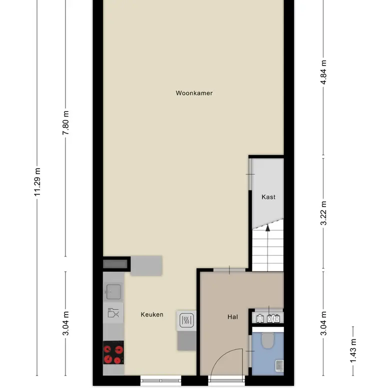 Plattegrond 2 van Schrijverskwartier 41