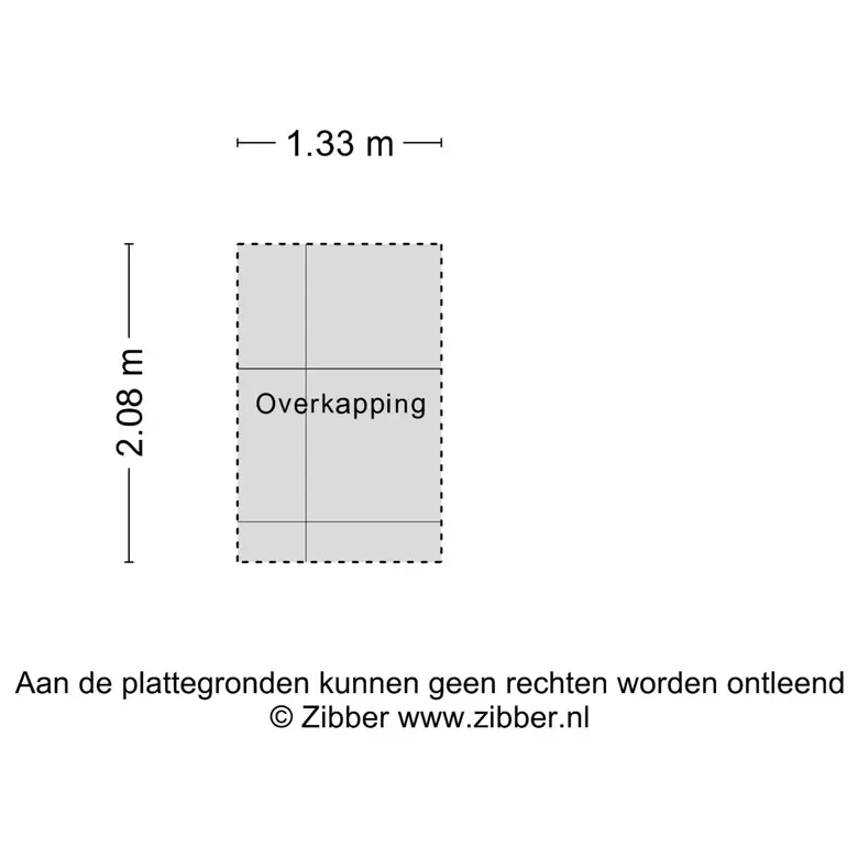Plattegrond 8 van Veldweg 43