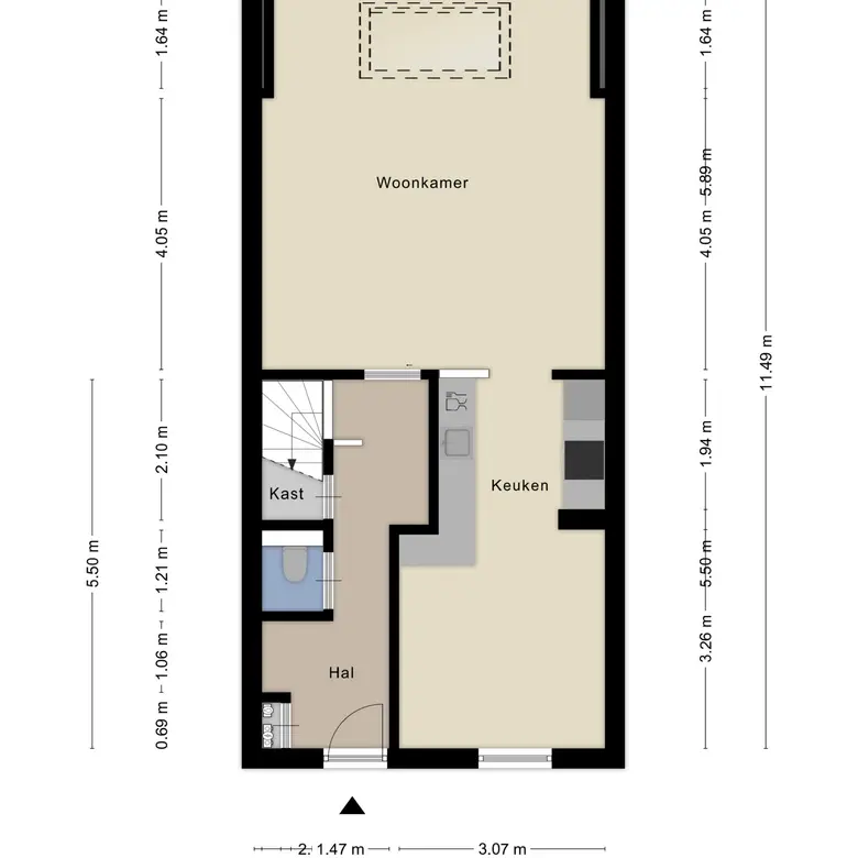 Plattegrond 2 van Rottumeroog 115