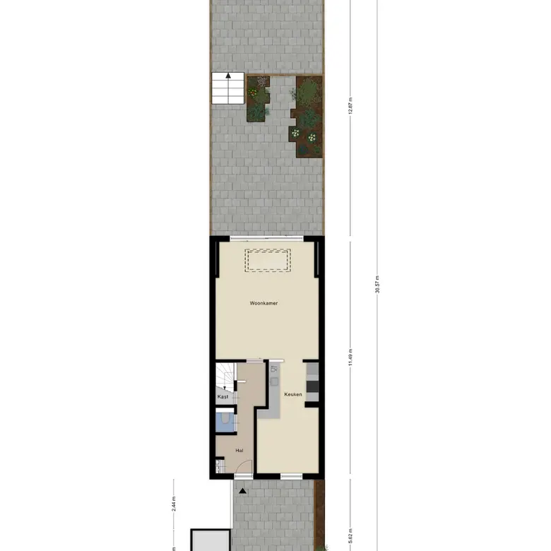 Plattegrond 1 van Rottumeroog 115