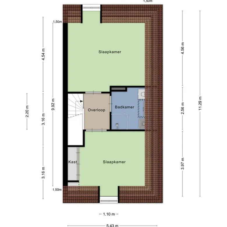 Plattegrond 4 van Beyaertlaan 23