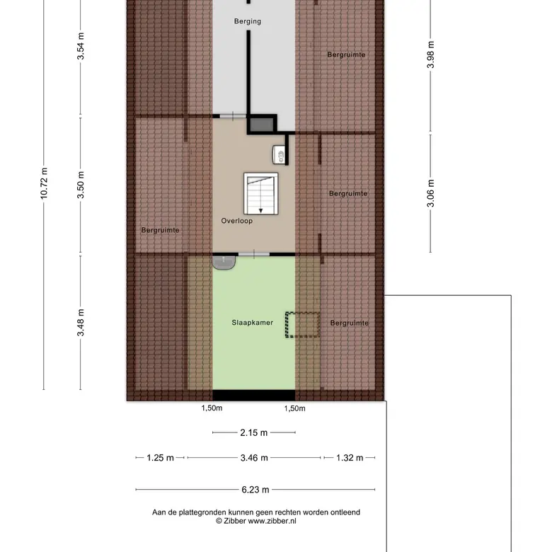 Plattegrond 3 van van der Ploegstraat 93
