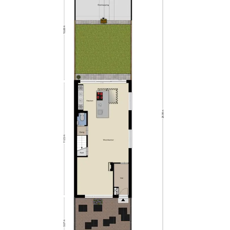 Plattegrond 1 van Leverkruid 28