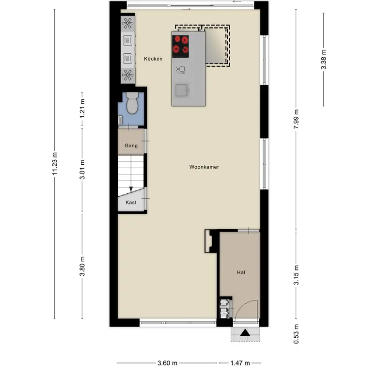 Plattegrond 2 van Leverkruid 28