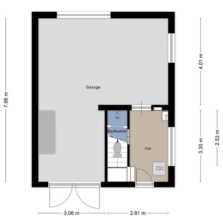 Plattegrond 4 van Maerten van Heemskerckstraat 174