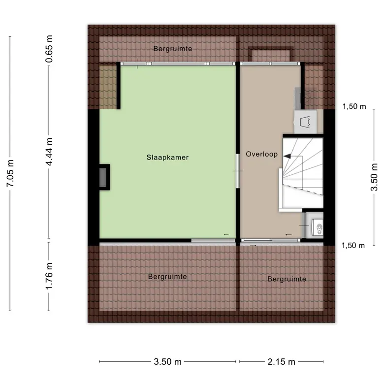 Plattegrond 4 van Mascagnistraat 13