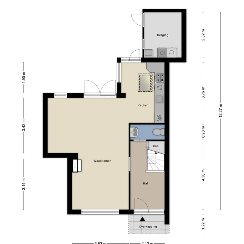 Plattegrond 2 van de Wildtstraat 8