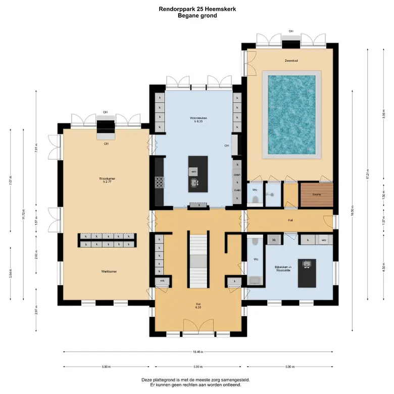 Plattegrond 3 van Rendorppark 25