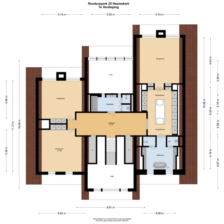 Plattegrond 4 van Rendorppark 25