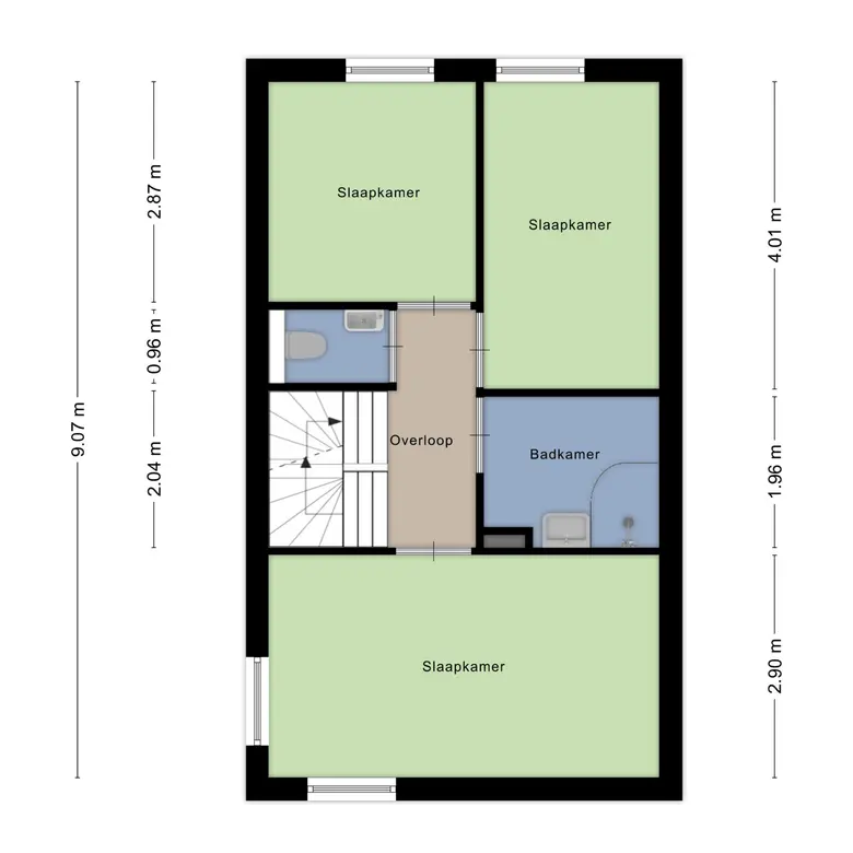 Plattegrond 3 van Tegelzetter 4