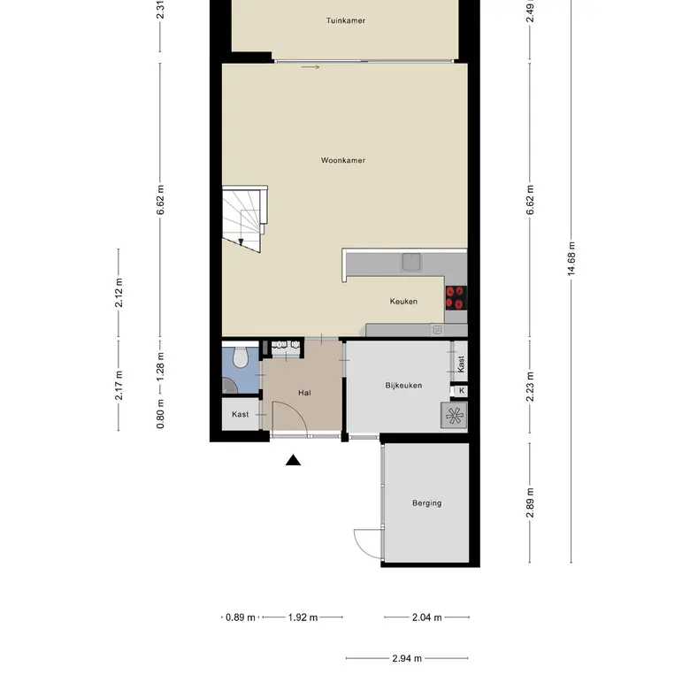 Plattegrond 1 van Boukeveld 3