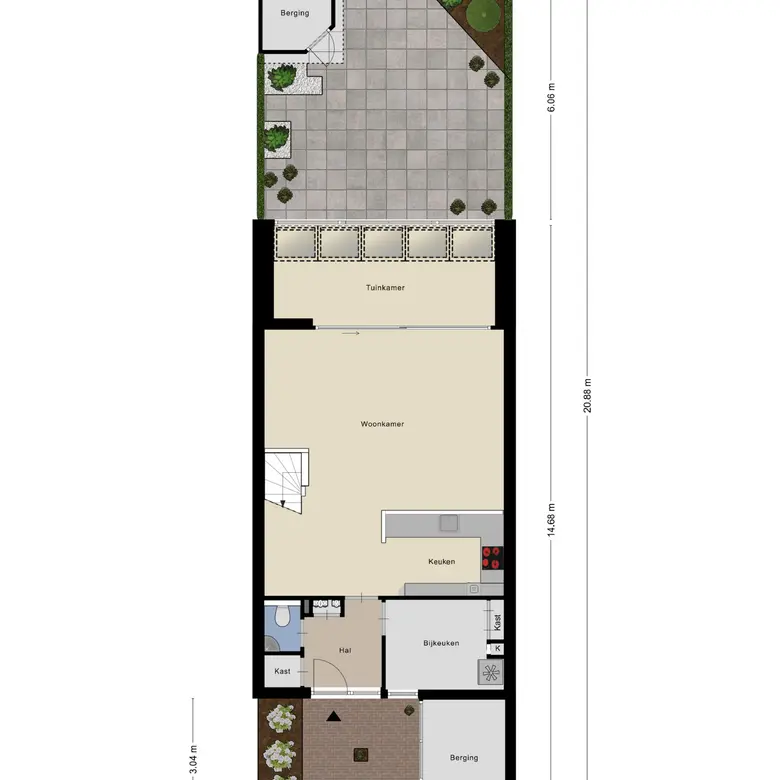 Plattegrond 2 van Boukeveld 3