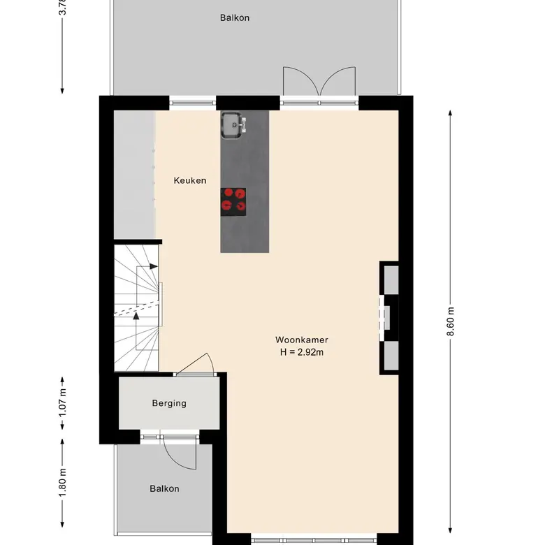 Plattegrond 2 van Julianaweg 33