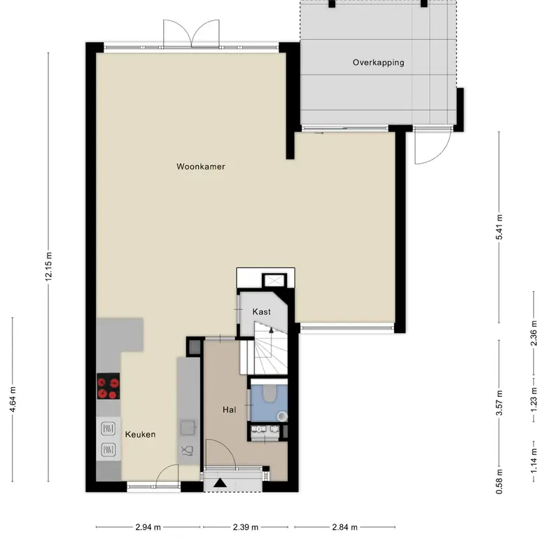 Plattegrond 2 van Kadijk 3