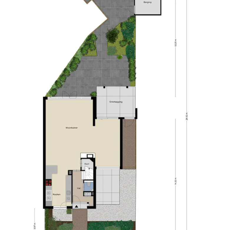 Plattegrond 1 van Kadijk 3