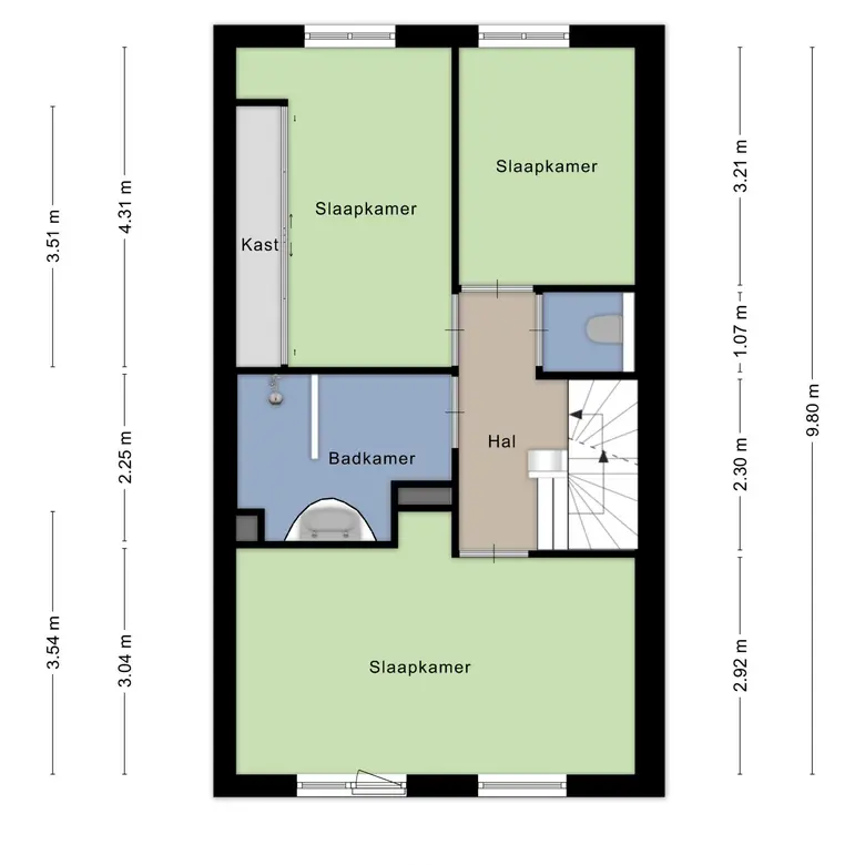 Plattegrond 3 van Kadijk 3