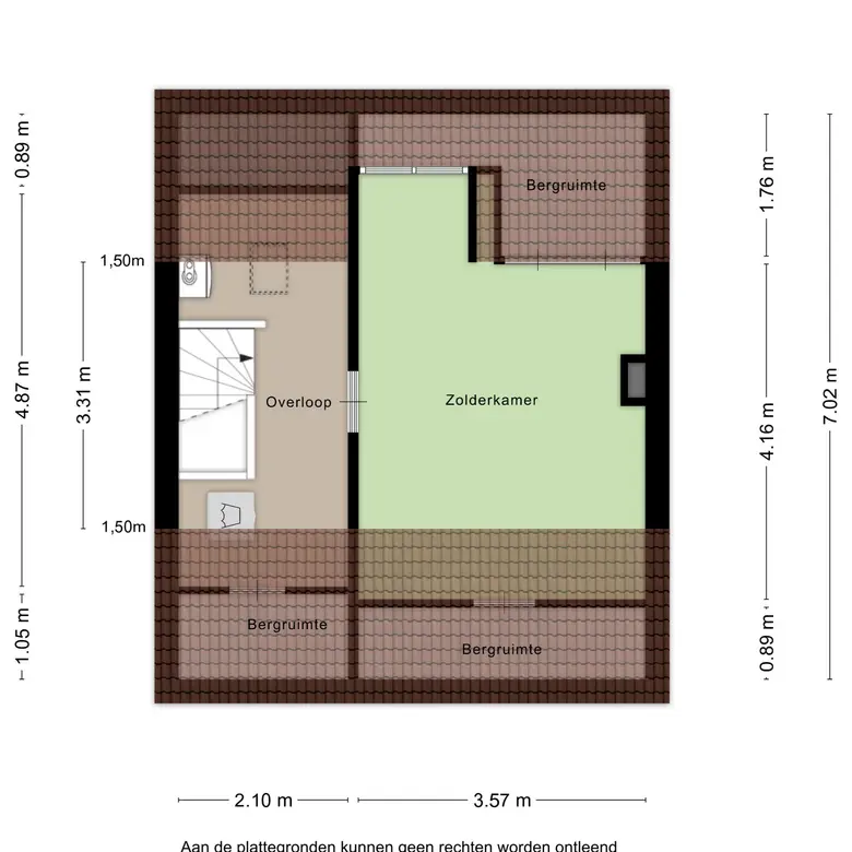 Plattegrond 5 van Rijnstraat 40