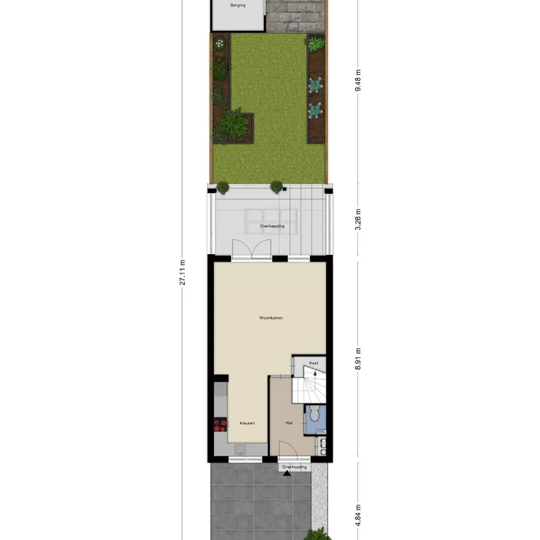 Plattegrond 1 van Simonszand 34