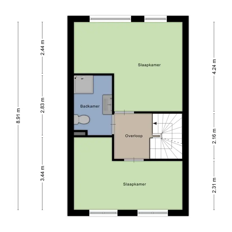 Plattegrond 3 van Simonszand 34