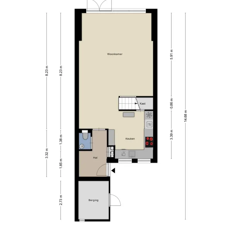 Plattegrond 2 van Sterkenburg 14